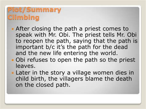 PPT - Dead Men’s Path By Chinua Achebe PowerPoint Presentation - ID:2083263