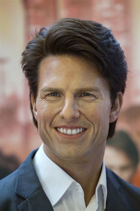 Um Modelo De Cera De Tom Cruise Na Senhora Tussauds Foto Editorial