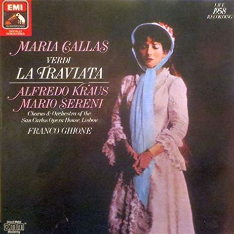 Giuseppe Verdi Maria Callas Franco Ghione La Traviata Emi Ex