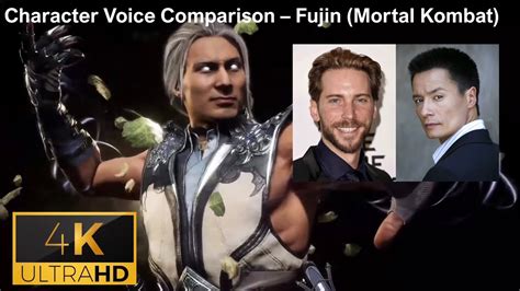 Character Voice Comparison Fujin Mortal Kombat Youtube