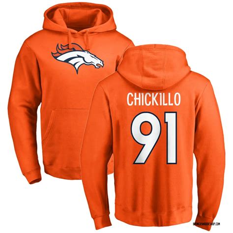 Men's Anthony Chickillo Denver Broncos Orange Pro Line Any Name ...