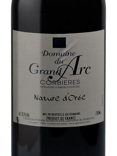 Domaine du Grand Arc Nature d Orée Corbieres Vivino US