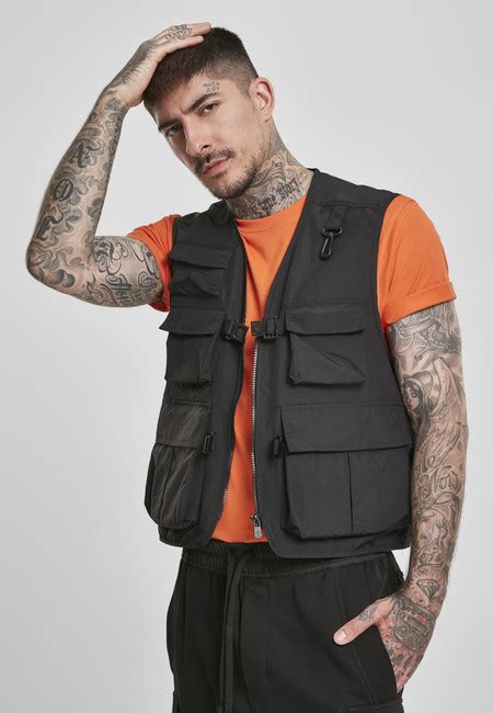 Urban Classics Tactical Vest Black Online Hip Hop