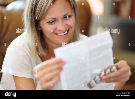 Woman Reading Instructions Hi Res Stock Photography And Images Alamy