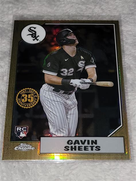 Topps Chrome Gavin Sheets Rc Refractor Insert Bc White