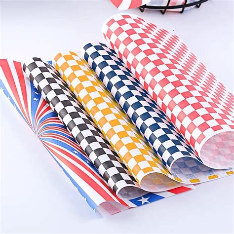 Food Grade Greaseproof Paper Custom Logo Factory Greaseproof Paper For