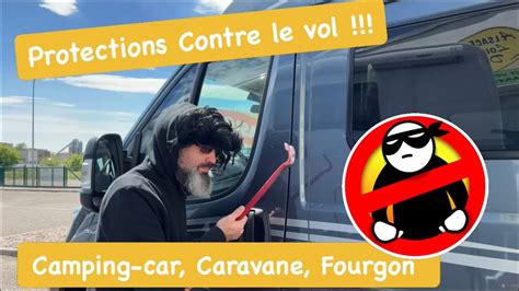 Sécuriser contre le vol son Camping car ça Caravane ou son Fourgon