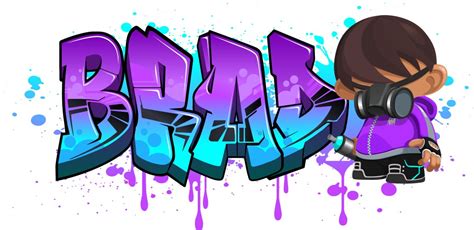 Donald Graffiti Name Text Design Royalty Free Vector Image