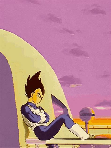 Vegeta Sitting  Vegeta Sitting Alone Discover And Share S