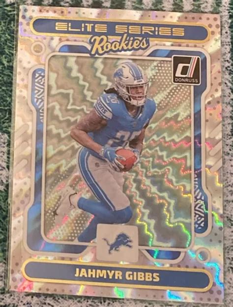 CARTE RECRUE JAHMYR GIBBS 2023 Panini Donruss Elite Series EUR 4 39