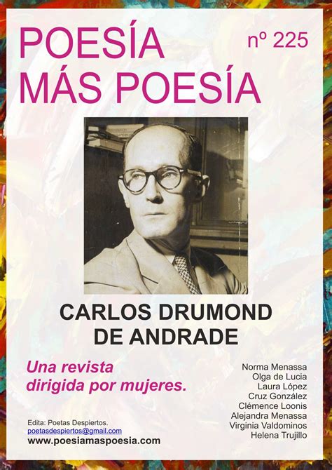 Poes A M S Poes A Carlos Drummond De Andrade Revista Poes A M S