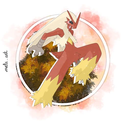 Blaziken Fan Art Pokemon by @noele art by noeleart on DeviantArt