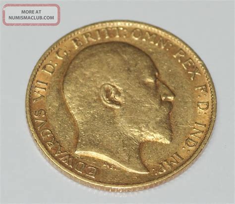 Gold Half Sovereign 1902 Edward Vii London