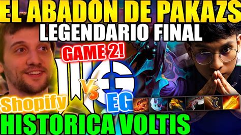 EL ABADON CARRY DE PAKAZSEG VS SHOPIFY REBELLION GAME 2 HISTORICO