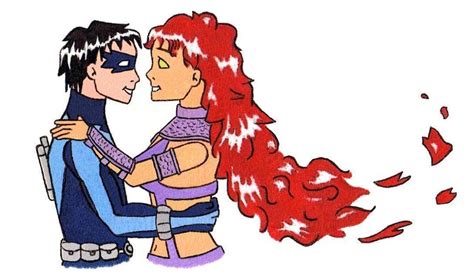 Nightwing And Starfire By Tarelelenar On Deviantart