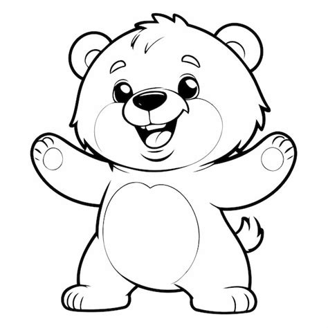 Desenhos Colorir Urso Criancas Imagens Download Grátis no Freepik