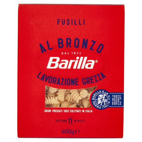 Barilla Fusilli Trafilati Al Bronzo 500 Gr Akkatt It La Tua Spesa