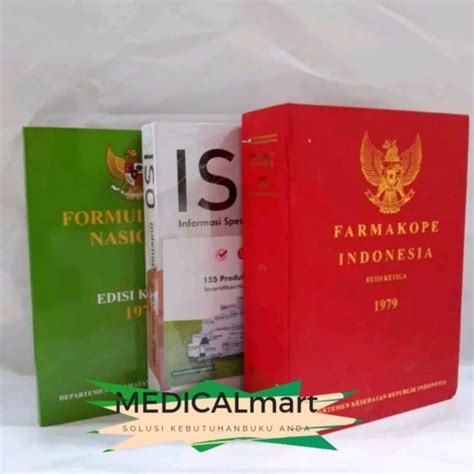 Jual Tb Paket Buku Formularium Nasional Fornas Iso Dan Fi