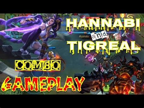 HANABI AND TIGREAL GAMEPLAY MOBILE LEGENDS YouTube