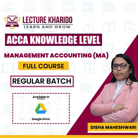 ACCA Knowledge Level Management Accounting MA Full Course Lecture