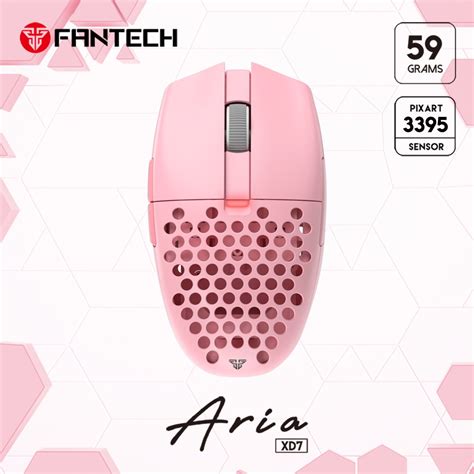 Aria Xd7 Gaming Mouse Pink Fantech