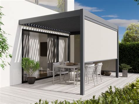 Pergola Bioclimatique En Kit Adoss E Stores Inclus Zenith Direct