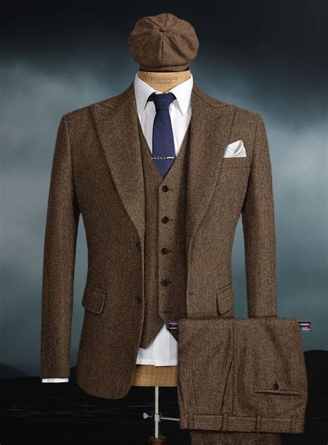 Studiosuits Thomas Shelby Peaky Blinders Brown Tweed Suit Artofit