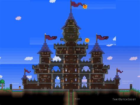 Terraria Castle Blueprints