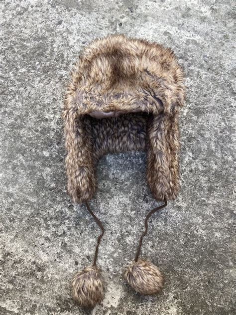 Archival Clothing Y2k Vintage Mohair Ushanka Streetwear Alt Hat Fur