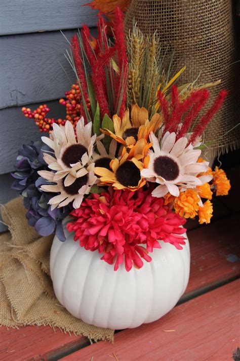 Diy Dollar Store Fall Centerpiece In Fall Centerpieces Diy Fall