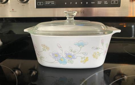 Corning Ware Pastel Bouquet 1 5 Quart Corningware Pastel A 1 1 2 B