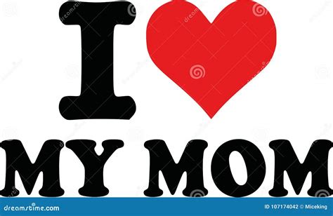 I Love My Mom Logo