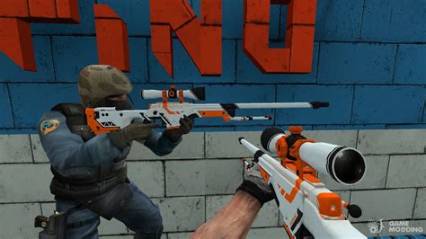 Awp Cs Go Asiimov For Counter Strike Source