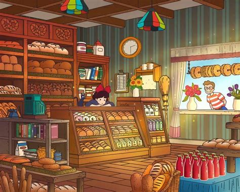 Kikis Bakery Kikis Delivery Service Studio Ghibli Video