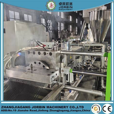 Caco Filler Masterbatch Two Screw Extruder Machine With Degas China