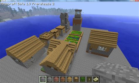 Prerelease 1.9.2 Village Buildings Minecraft Map