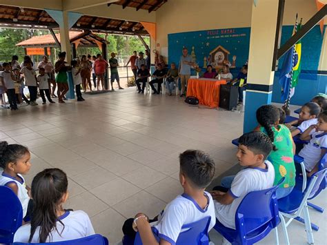 Reformada E Ampliada Escola S O Sebasti O No Rio Arapiuns Entregue