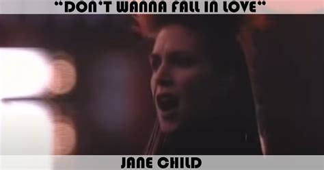 "Don't Wanna Fall In Love" Song by Jane Child | Music Charts Archive