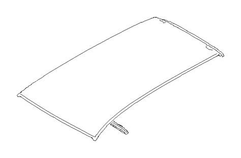 2018 Subaru Forester Roof Panel Complete SR Panel Used For The Roof