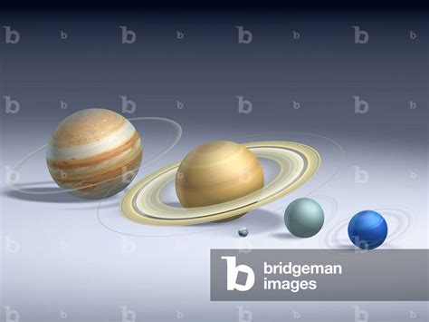 Image Of Comparison Of Earth And Gas Giants Planets Planetary Size