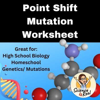 genetics point shift mutations worksheet biology  science real