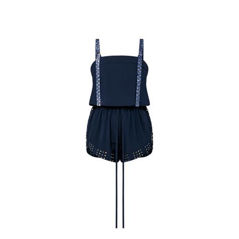 Clous Trim Playsuit Women Ready To Wear Louis Vuitton