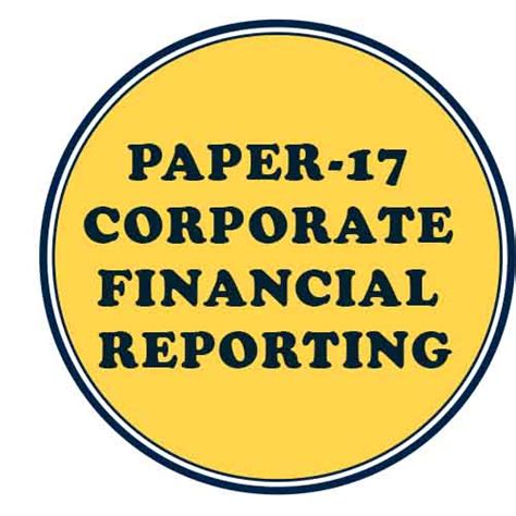 Paper Corporate Financial Reporting