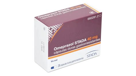 Omeprazol Stada 40 Mg Capsulas Duras Gastrorresistentes 28 Cápsulas