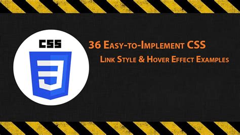 Easy To Implement Css Link Style Hover Effect Examples