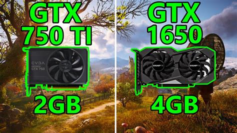 Gtx 750 Ti Vs Gtx 1650 7 Games Tested On 1080p Youtube