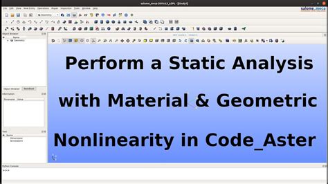 How To Video Perform A Multi Step Static Analysis With Material And