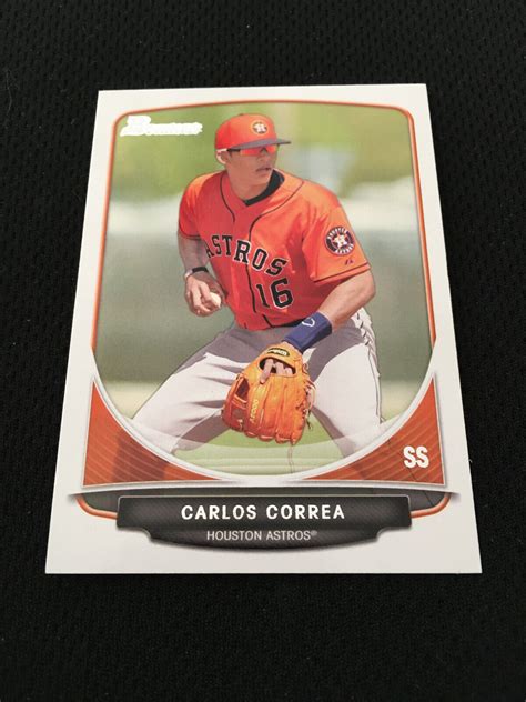 Mavin CARLOS CORREA ROOKIE BOWMAN 2013 NEW YORK METS RC BASEBALL CARD