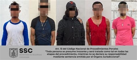 Mando Coordinado Asegura Ssc A Personas En Zacatelco