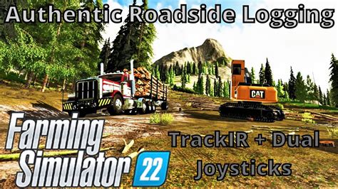 Authentic Roadside Logging Trackir Dual Joysticks Farming